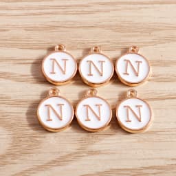 10pcs/lot 12*15mm A-Z Letter Enamel Charms for Jewelry Making Pendants Necklaces Earrings DIY Handmade Bracelets Crafts Supplies