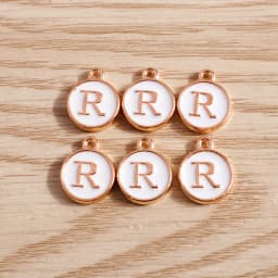 10pcs/lot 12*15mm A-Z Letter Enamel Charms for Jewelry Making Pendants Necklaces Earrings DIY Handmade Bracelets Crafts Supplies