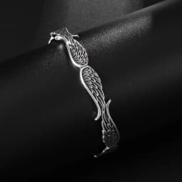 Retro Creative Design Angel Wings Metal Open Bangle Bracelets for Men Women Cool Glamour Party Biker Jewelry