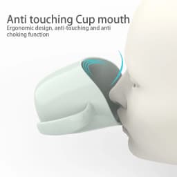 BPA Free Baby Cup Leak-Proof Infant Learning Drinking Cup Anti-Fall Baby Children Drinking Cup Solid Color Portable