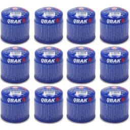 QBak Perforable Gas Cartridge, 190 gr, Butane Gas Stove for Camping Gas Cooker Camping Field Beach PACK 3/6/12