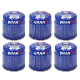 QBak Perforable Gas Cartridge, 190 gr, Butane Gas Stove for Camping Gas Cooker Camping Field Beach PACK 3/6/12