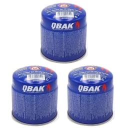 QBak Perforable Gas Cartridge, 190 gr, Butane Gas Stove for Camping Gas Cooker Camping Field Beach PACK 3/6/12