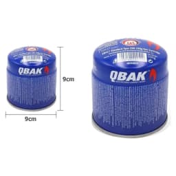 QBak Perforable Gas Cartridge, 190 gr, Butane Gas Stove for Camping Gas Cooker Camping Field Beach PACK 3/6/12