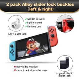 28 in 1 NS Joycon Joystick Replacement Repair Kit Left & Right Slider Metal Buckles For Nintend Switch Lite/Oled Accessories