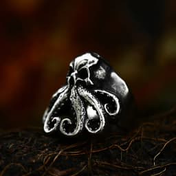BEIER Titanium Steel Gothic Deep Sea Monster octopus Kraken Ring Domineering men's party Fashion Jewelry BR8-759