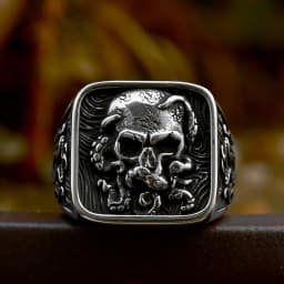 BEIER Titanium Steel Gothic Deep Sea Monster octopus Kraken Ring Domineering men's party Fashion Jewelry BR8-759