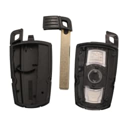jingyuqin Remote 3 Buttons Car Key Shell Case Smart Blade Fob Case Cover For BMW 1 3 5 6 Series E90 E91 E92 E60