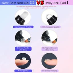 OXXI Acrylic Gel for Nail Extension 30ml Thicker UV Poly Nails Gel Semipermanent Acryl Gel Nail Polish Manicure Builder Varnish