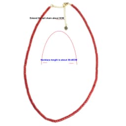 Simple 4MM Natural Pearl Coral Chain Choker Necklace For Women Wedding Love Gift Necklace Fashion Jewelry Wholesale