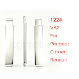 10pcs 99#HU83 122#VA2 Key Blade for Peugeot 508 208 2008 308 3008 5008 Citroen C3 C4 C4L Elysee Car Remote Key Case
