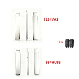 10pcs 99#HU83 122#VA2 Key Blade for Peugeot 508 208 2008 308 3008 5008 Citroen C3 C4 C4L Elysee Car Remote Key Case
