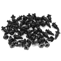 50pcs/lot Car 6mm Black Panel Rivet Fasteners Push Pin Clips Kit Plastic For Suzuki GSXR Interior Accessories Car Cilps