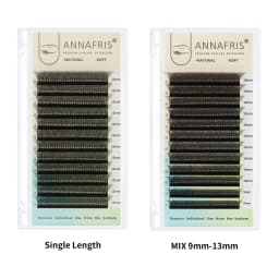 ANNAFRIS Cilios 5D-W Shaped Eyelash Extension Clover Bloom Premade Volume Fans Lashes