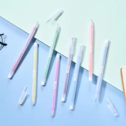 12 Color Macaron Kawaii Pen 12 Colored Gel pens Set 0.5 mm Ballpoint Pen for Journal Cute Japanese Stationary School Supplies