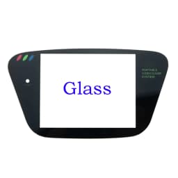 White Black Plastic&Glass Material Protective Screen Cover Lens Replacement for Sega Game Gear GG Lens Protector