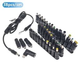 Universal 5.5mmx2.1mm DC AC Power Adapter Tips Connector Kits for Lenovo Thinkpad Laptop Power Supply Plug Jack Sets