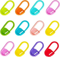 50/100Pcs Colorful Plastic Safety Pins Knitting Markers Crochet Stitch Clips for DIY Knitting Sewing Craft Clothing Accessorie