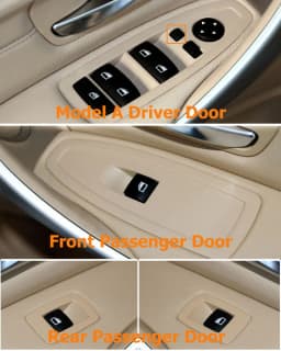 LHD RHD Car Interior Door Window Regulator Button Cover Trim For BMW 1 3 4 Series F20 F30 F31 F34 F35 F36 318i 320i 330i 335i