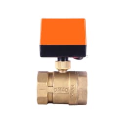 DN15 DN20 DN25 DN32 DN40 DN50 Motorized Ball Valve 220V 12V 24V 3-Wire 2 Point Control Brass Electric Ball Valve