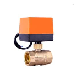 DN15 DN20 DN25 DN32 DN40 DN50 Motorized Ball Valve 220V 12V 24V 3-Wire 2 Point Control Brass Electric Ball Valve