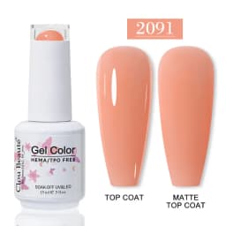 No Wipe Top Coat Base Coat Primer UV Gel Nail Art Tips Manicure Gel Nail Polish Color Gel Polish Esmalte Semi Permanente