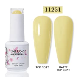 No Wipe Top Coat Base Coat Primer UV Gel Nail Art Tips Manicure Gel Nail Polish Color Gel Polish Esmalte Semi Permanente