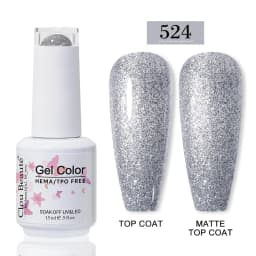 No Wipe Top Coat Base Coat Primer UV Gel Nail Art Tips Manicure Gel Nail Polish Color Gel Polish Esmalte Semi Permanente
