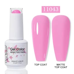No Wipe Top Coat Base Coat Primer UV Gel Nail Art Tips Manicure Gel Nail Polish Color Gel Polish Esmalte Semi Permanente