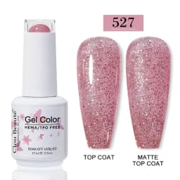 No Wipe Top Coat Base Coat Primer UV Gel Nail Art Tips Manicure Gel Nail Polish Color Gel Polish Esmalte Semi Permanente