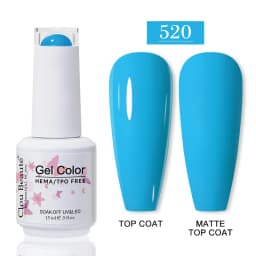 No Wipe Top Coat Base Coat Primer UV Gel Nail Art Tips Manicure Gel Nail Polish Color Gel Polish Esmalte Semi Permanente
