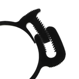 10pcs Hose Clamps 3.8mm ~ 59mm White/Black Plastic Line Water Pipe Strong Clip Spring Cramps Fuel Air Tube Fitting  Fixed Tool