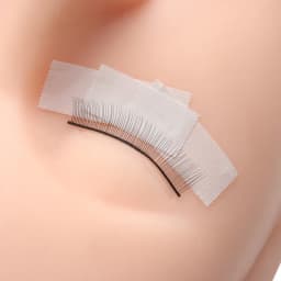 10 pcs Eyelash Paper Patches Japanese Insulating Tape for Eyelash Grafting Perforated Breathable Non-Woven Tape Makeup Tool