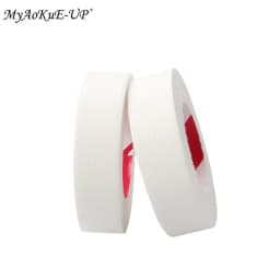 10 pcs Eyelash Paper Patches Japanese Insulating Tape for Eyelash Grafting Perforated Breathable Non-Woven Tape Makeup Tool