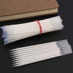 30pc White Ink refills Photo Album 0.8MM 0.6mm Waterproof Gel Pen Cute Pen Gift Kids Stationery Office Learning School Supplies