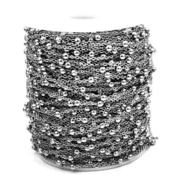 Wholesale 1M 2M 5M Stainless Steel Gold Color Beaded Chain Link Ball Chain DIY Anklet Necklaces Bracelet Making Accessories