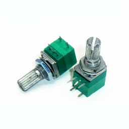 5Pcs RV097NS 5K 10K 20K 50K 100K 500K with a Switch Audio 5Pin Shaft 15mm Amplifier Sealing Potentiometer