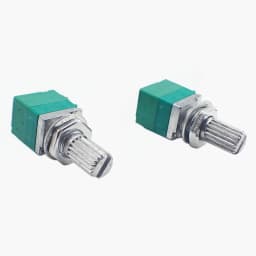 5Pcs RV097NS 5K 10K 20K 50K 100K 500K with a Switch Audio 5Pin Shaft 15mm Amplifier Sealing Potentiometer