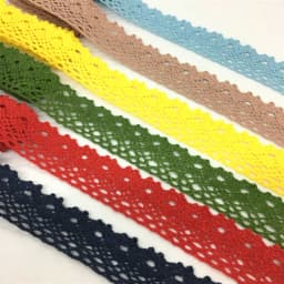 5Yards 1-6cm Crocheted Webbing Cotton Lace Trims for Handmade DIY Sewing Garments Accessories Wedding Deco Gift Floral Packing