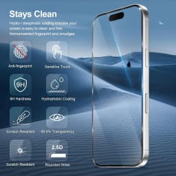 9H Tempered Glass For iPhone 16 Pro Screen Protector Glass Film