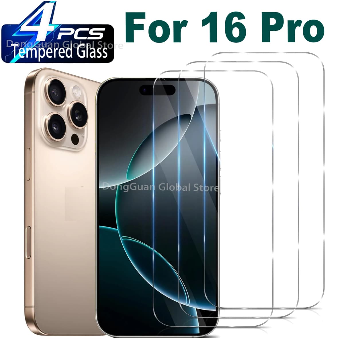 9H Tempered Glass For iPhone 16 Pro Screen Protector Glass Film