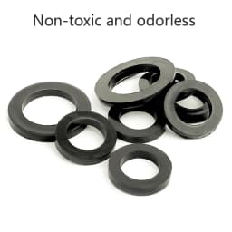 M3 M4 M5 M6 M8 M10 M12 M20 Black Plastic Rubber Flat Washer Plane Spacer Insulation Gasket Ring For Screw Bolt