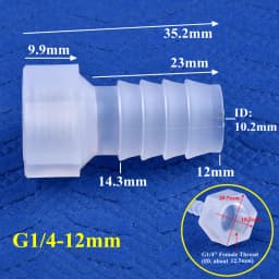 5~200Pcs/lot G1/8~1/4 To 4~12 PP Pagoda Direct Connector Aquarium Tank Air Pump Fittings Irrigation System Water Pipe Hose Joint