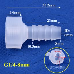 5~200Pcs/lot G1/8~1/4 To 4~12 PP Pagoda Direct Connector Aquarium Tank Air Pump Fittings Irrigation System Water Pipe Hose Joint