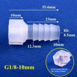 5~200Pcs/lot G1/8~1/4 To 4~12 PP Pagoda Direct Connector Aquarium Tank Air Pump Fittings Irrigation System Water Pipe Hose Joint