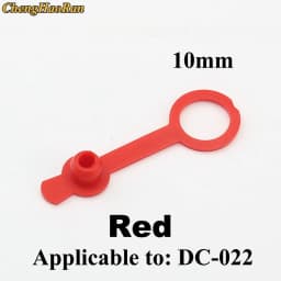 10Pcs DC Power Waterproof Cap 5.5*2.1mm 5.5*2.5mm Jack Charging Socket Connector Diameter 8mm 10mm