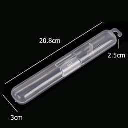 1Pc Travel Portable Toothbrush Holder Transparent Storage Box Case Practical Container Toothbrush Box Organizer Bathroom Tools