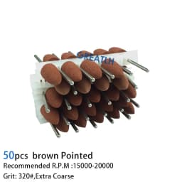 50pcs/set 2.35mm dental silicone Rubber polishers burs Teeth Whitening Equipment dental polishing