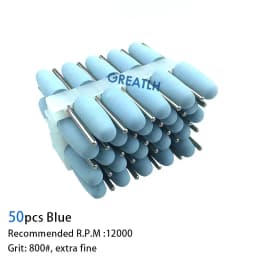 50pcs/set 2.35mm dental silicone Rubber polishers burs Teeth Whitening Equipment dental polishing