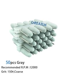 50pcs/set 2.35mm dental silicone Rubber polishers burs Teeth Whitening Equipment dental polishing